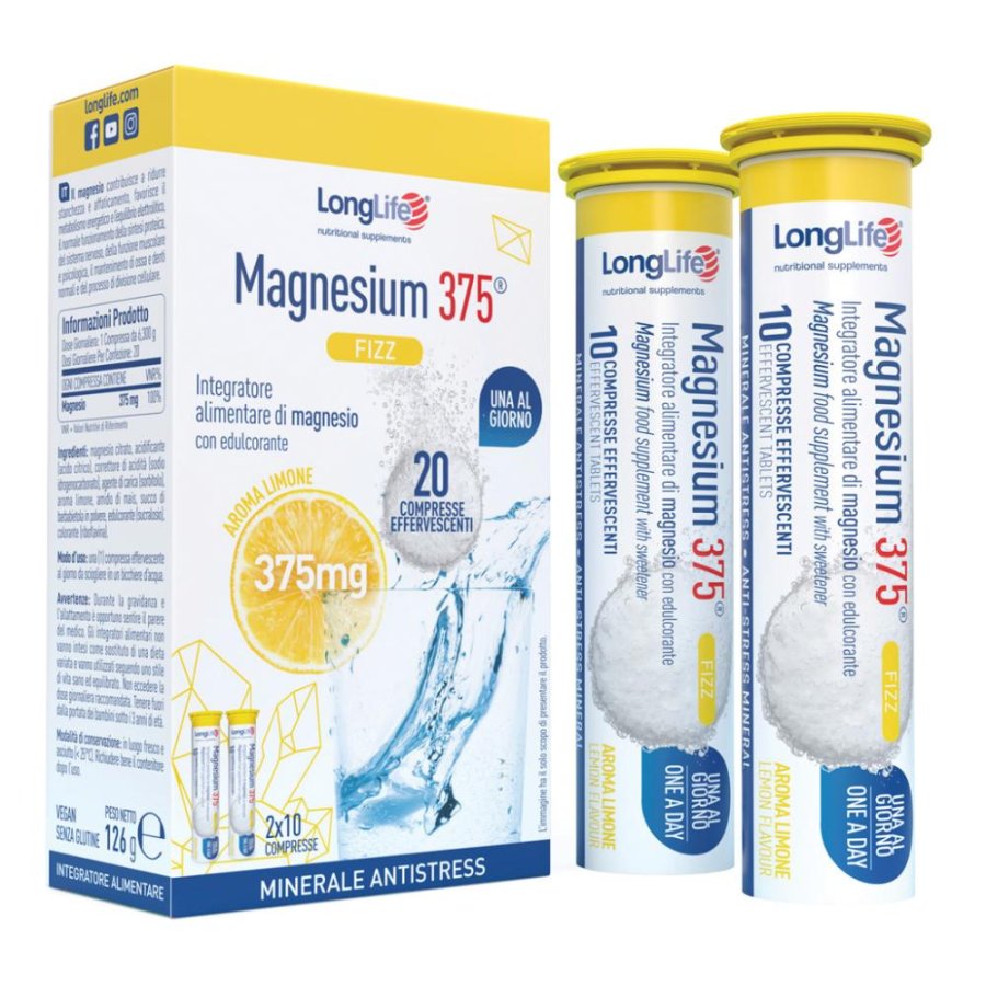 LONGLIFE MAGNESIUM K FIZ 20CPR LONGLIFE MAGNESIUM K FIZ 20CPR