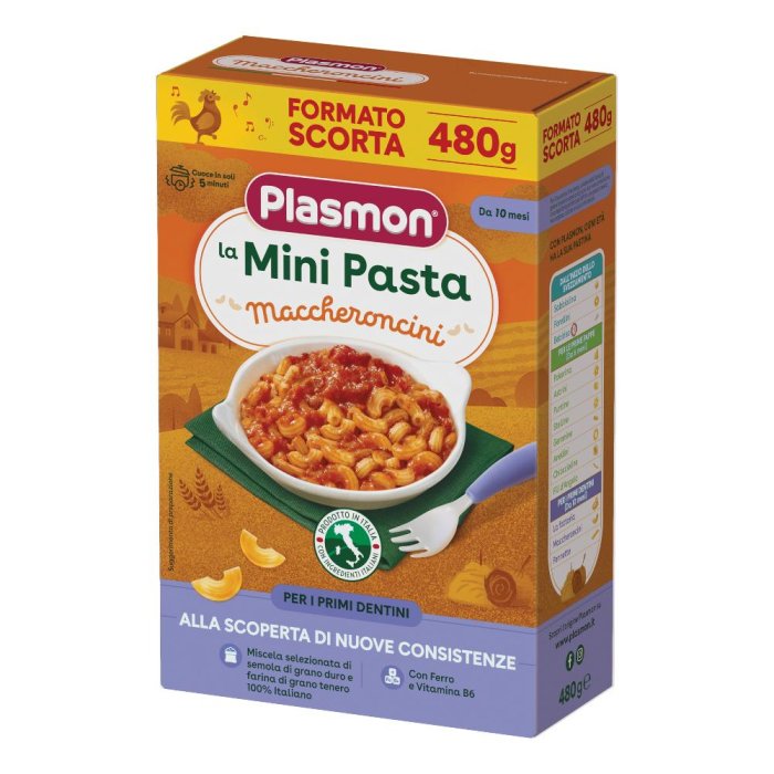 PLASMON PASTINA MACCHERONC480G