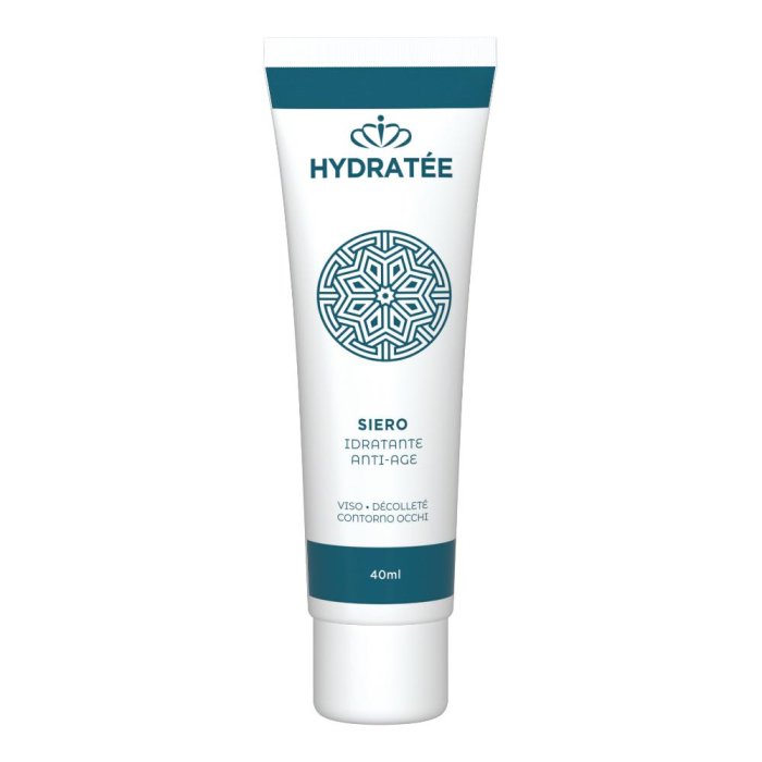 Hydratee Siero Idratante Viso 40 ml per Pelle Secca e Sensibile con Azione Lenitiva e Nutriente