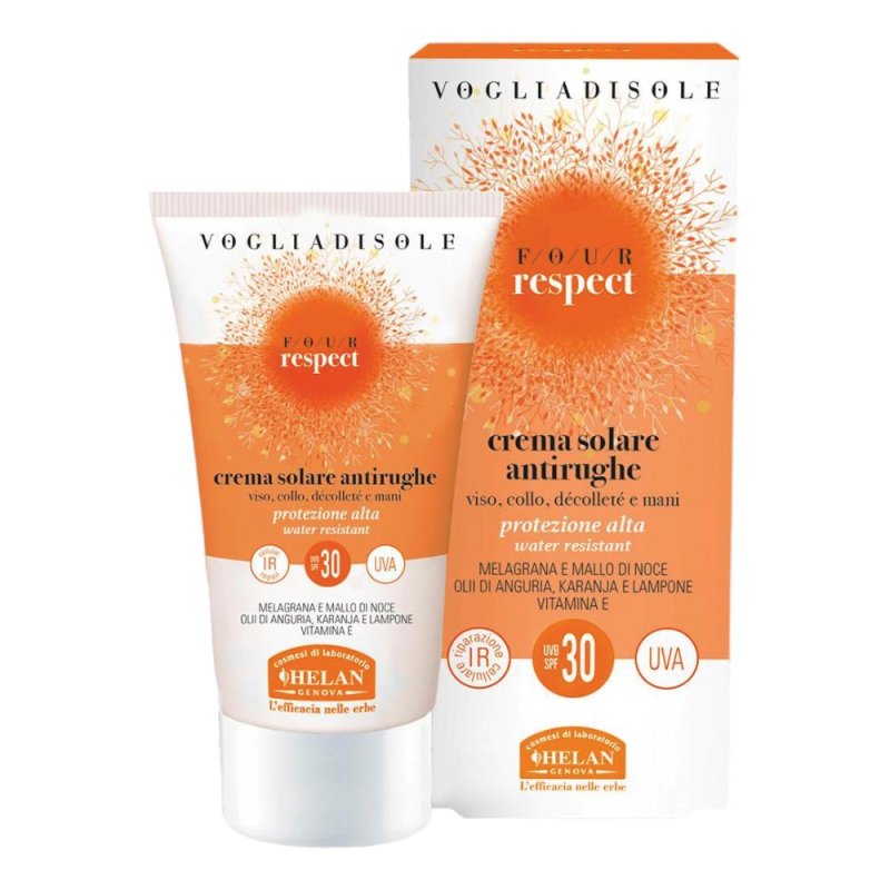 Voglia di Sole Respect crema solare SPF30 - crema solare viso e corpo protezione 30