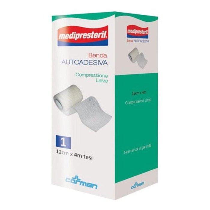 Medipresteril Benda Autoadesiva 12cm x 4m 1 pezzo