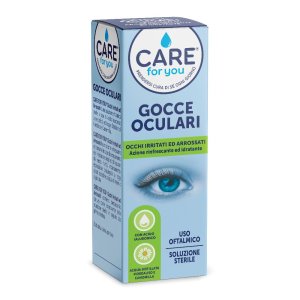 Care For You Gocce Oculari 15 ml Lubrificanti e Idratanti per Occhi Secchi e Sensibili