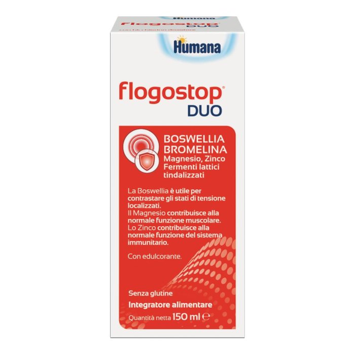 Flogostop Duo 150 ml Sciroppo con Lactobacillus Integratore per Benessere Gastrointestinale