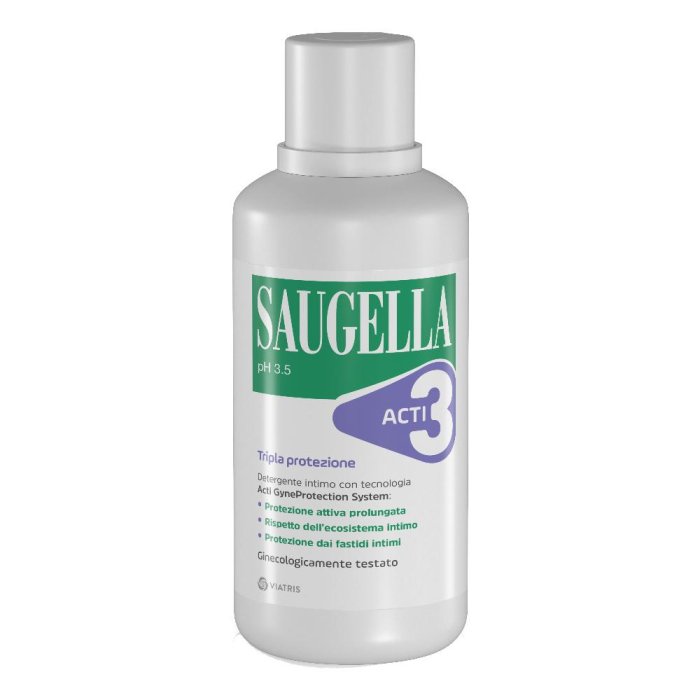 Saugella Acti3 Tripla Protezione Detergente Intimo 500ml