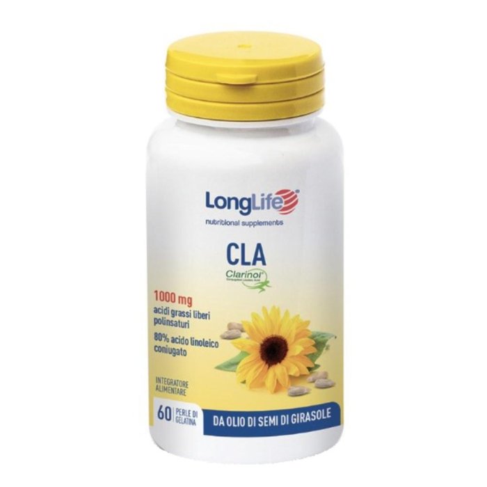 Longlife CLA 60 perle – integratore CLA per metabolismo dei grassi e controllo del peso