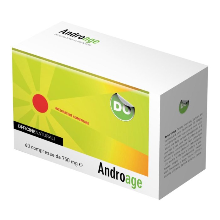 Androage Integratore Alimentare per Uomo 60 Compresse 750 mg per Benessere e Vitalità Maschile