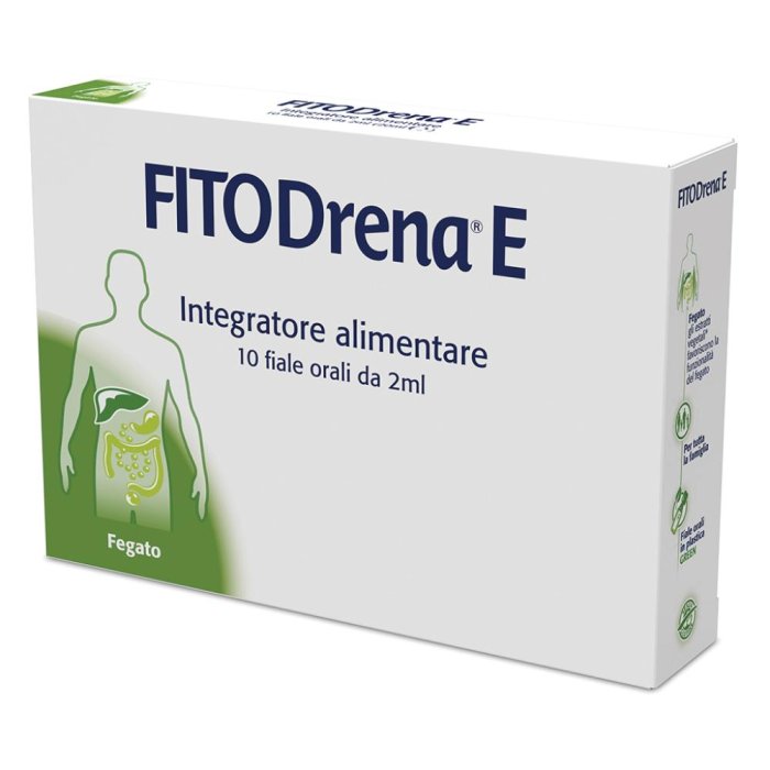 Fitodrena E Integratore Drenante in Fiale 10x2 ml a Base di Estratti Vegetali