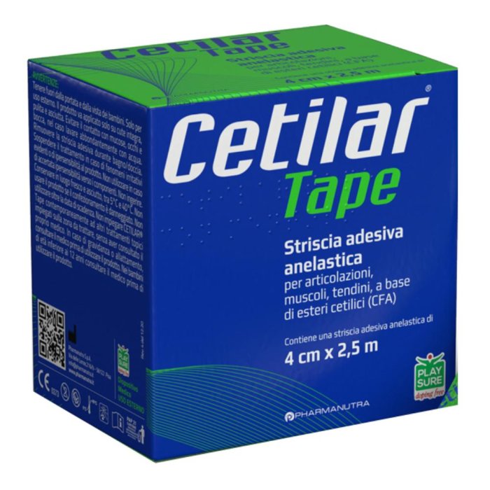 Cetilar Tape - Striscia Adesiva anelastica per il Trattamento delle Affezioni Articolari 4x2,5m