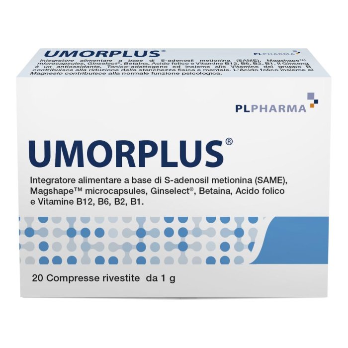 Umorplus Integrataore contro stanchezza e affaticamento 20 compresse
