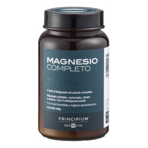 Principium Magnesio Completo 200 Grammi – Integratore in Polvere Bios Line per Stanchezza, Muscoli e Sistema Nervoso