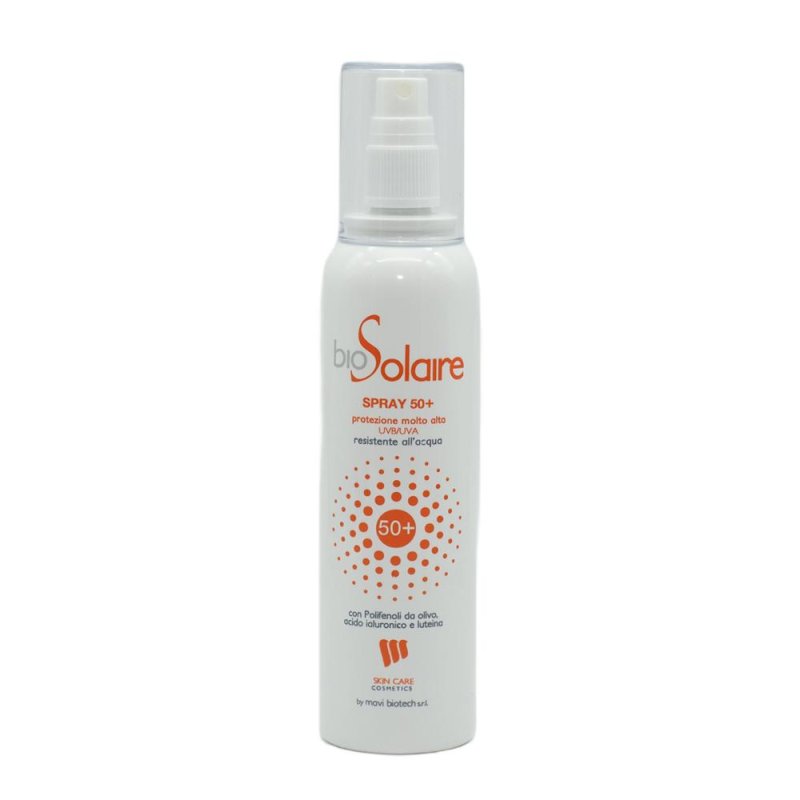 Biosolaire Latte Solare Viso e Corpo Protezione Molto Alta 50+ 200 ml | Latte Abbronzante Idratante per Pelle Sensibile