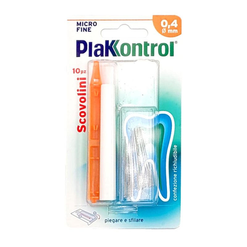 Plakkontrol - Interbrush Natural Scovolino in Bamboo 0.4mm, 5 Pezzi