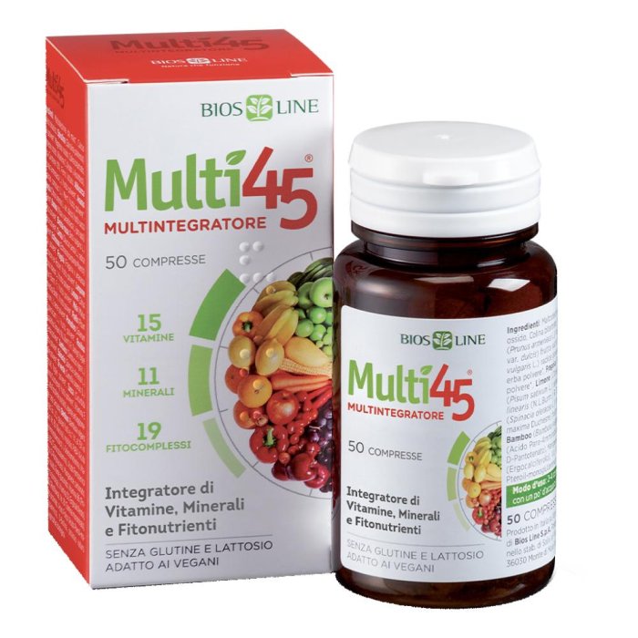 Your Outlook Multi 45 Integratore Multivitaminico e Multiminerale Completo per Adulti, 50 Compresse