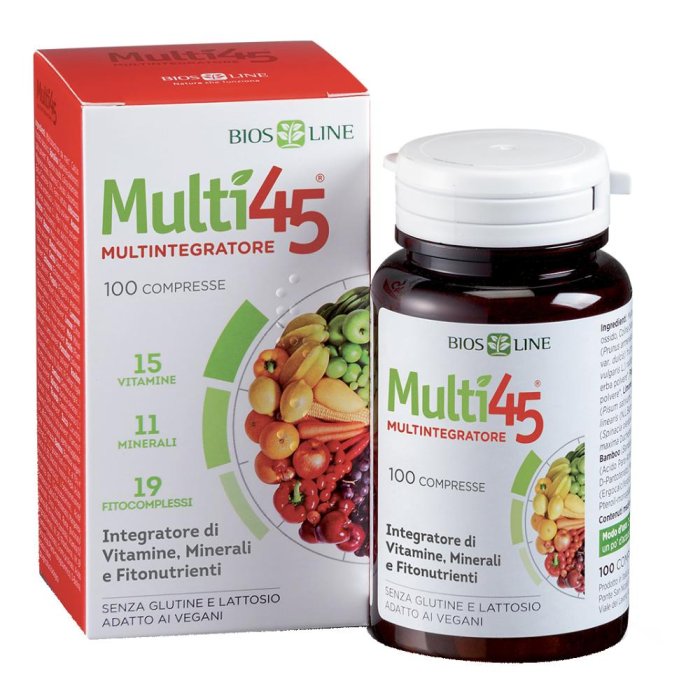 Multi 45 Integratore Multivitaminico e Multiminerale 100 Compresse
