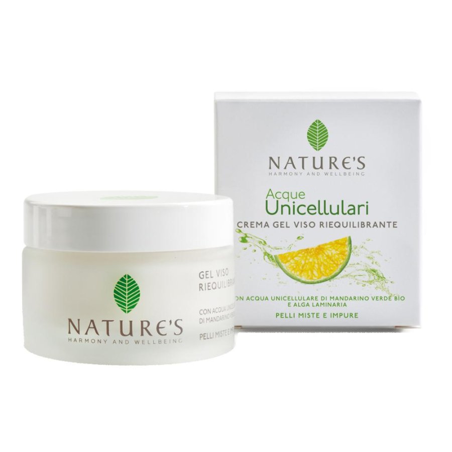 Nature's Acqua Unicell crema gel - crema gel idratante viso allacqua unicellulare Nature's Acqua Unicell crema gel - crema gel idratante viso allacqua unicellulare