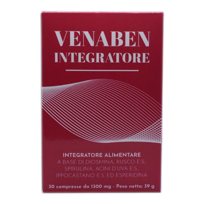 Venaben 30 compresse - integratore per microcircolo e gambe pesanti