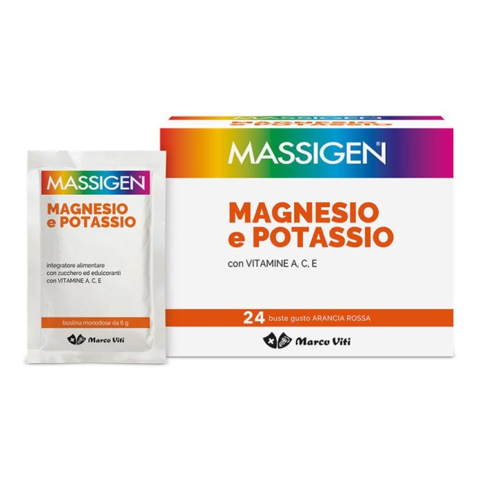 Massigen Magnesio Potassio Integratore 24 bustine