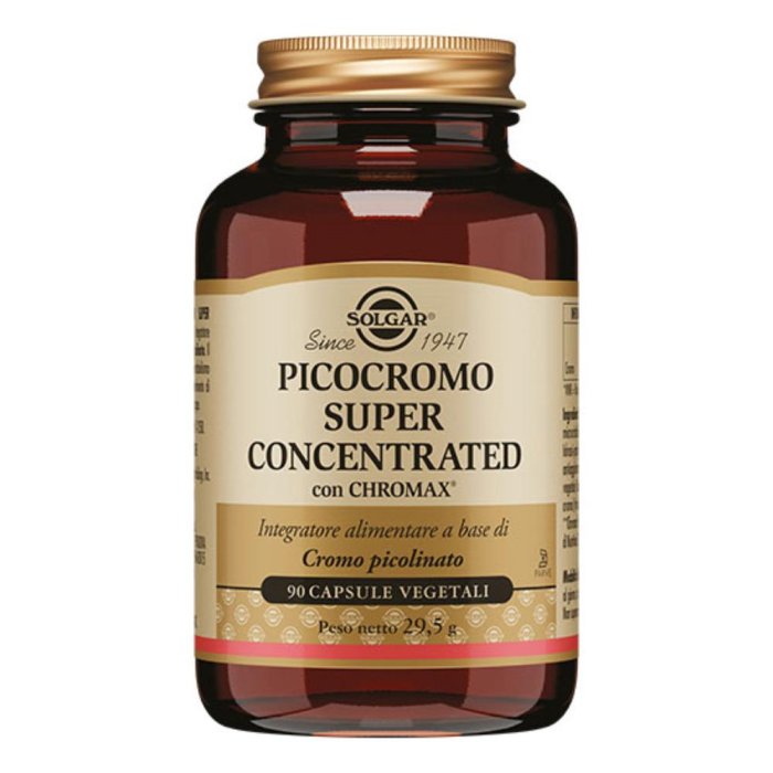  Solgar Picocromo Superconcentrato 90 Capsule