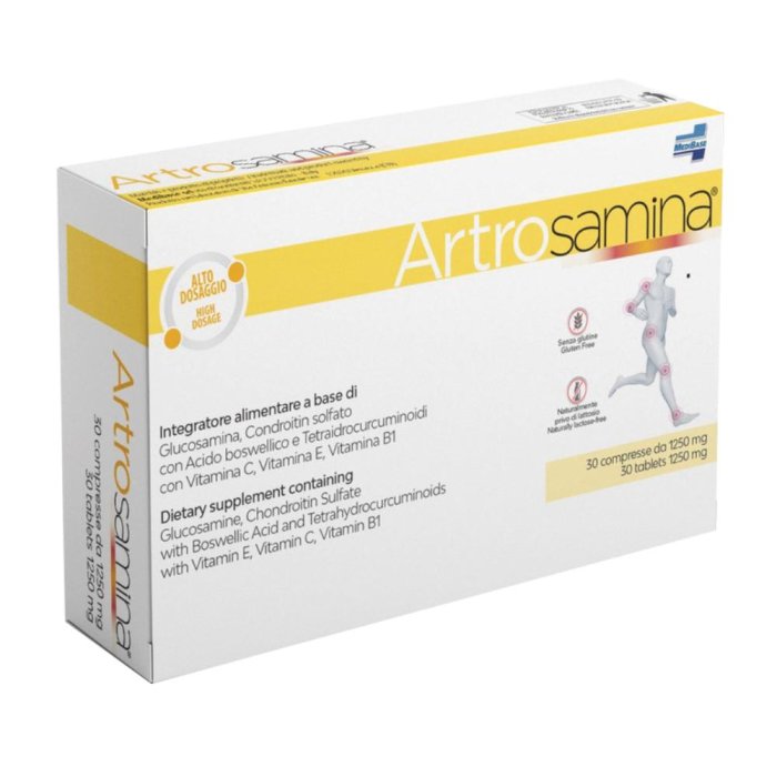 Artrosamina 1250 mg 30 Compresse Integratore per Articolazioni e Cartilagine