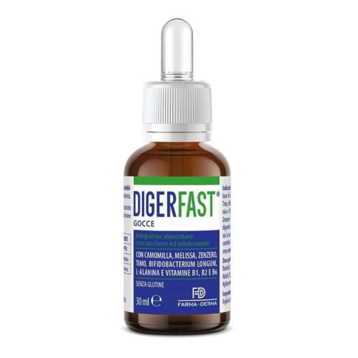 Digerfast Gocce 30 ml Integratore Alimentare per la Digestione e il Benessere Gastrointestinale