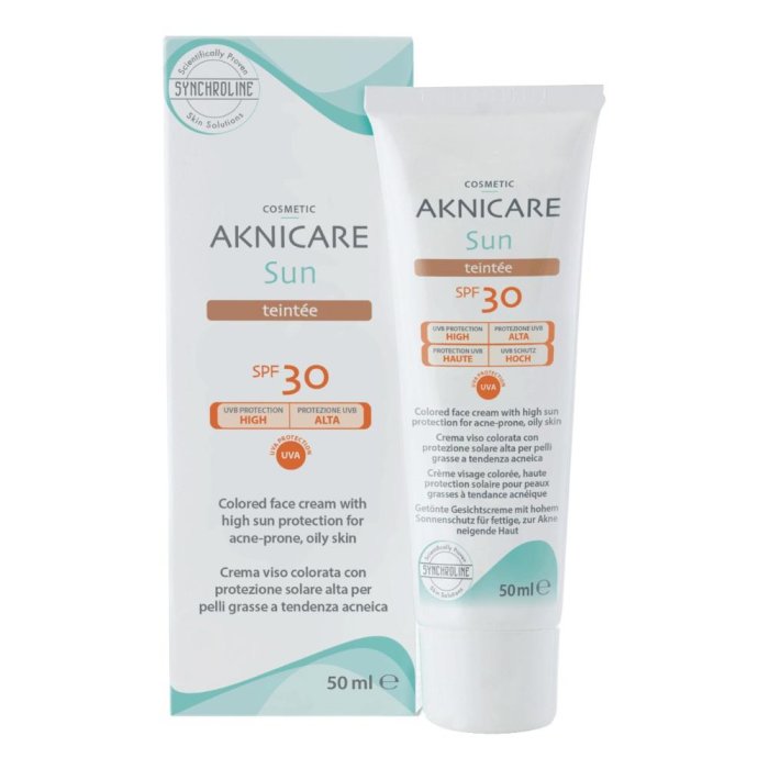 Synchroline Aknicare Sun SPF30 - crema solare per pelle acneica SPF 30