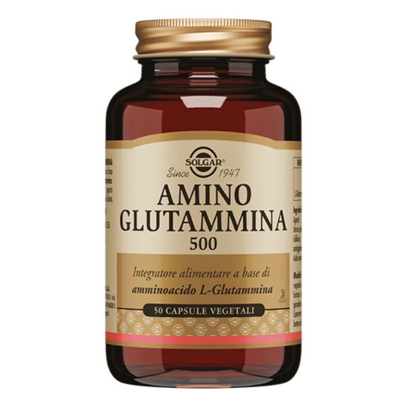  Solgar Amino Glutammina 500 50 Capsule Vegetali