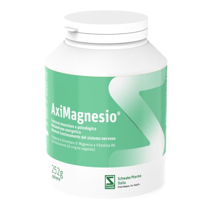 AXIMAGNESIO Polvere 252 g Integratore di Magnesio ad Alto Assorbimento per Stanchezza e Affaticamento