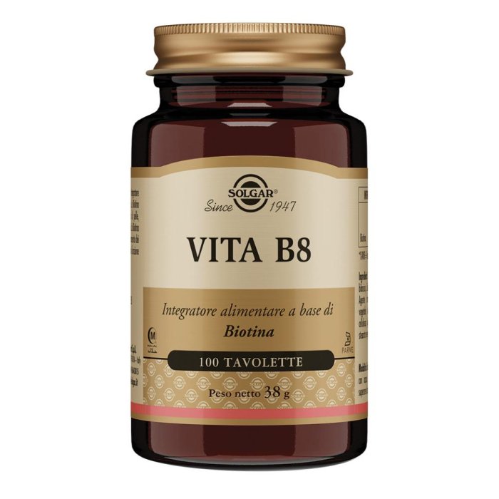  Solgar Vita B8 Biotina Pelle Capelli 100 Tavolette