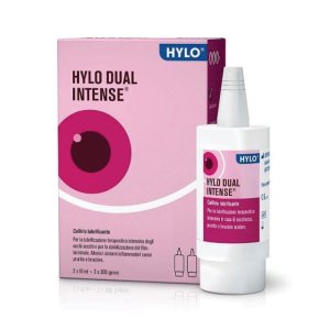 Hylo Dual Intense Collirio: Soluzione Oftalmica per il Benessere degli Occhi 2 flaconi 