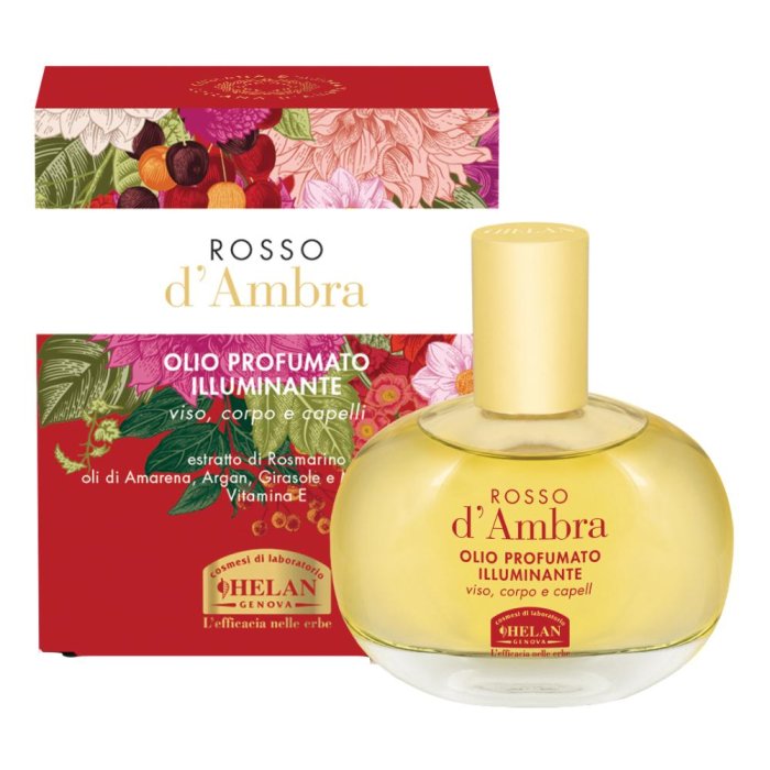 Rosso dAmbra olio profumo illuminante - olio corpo profumato illuminante