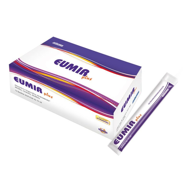 Eumir Plus integratore per il microcircolo 14 stick pack da 15 ml