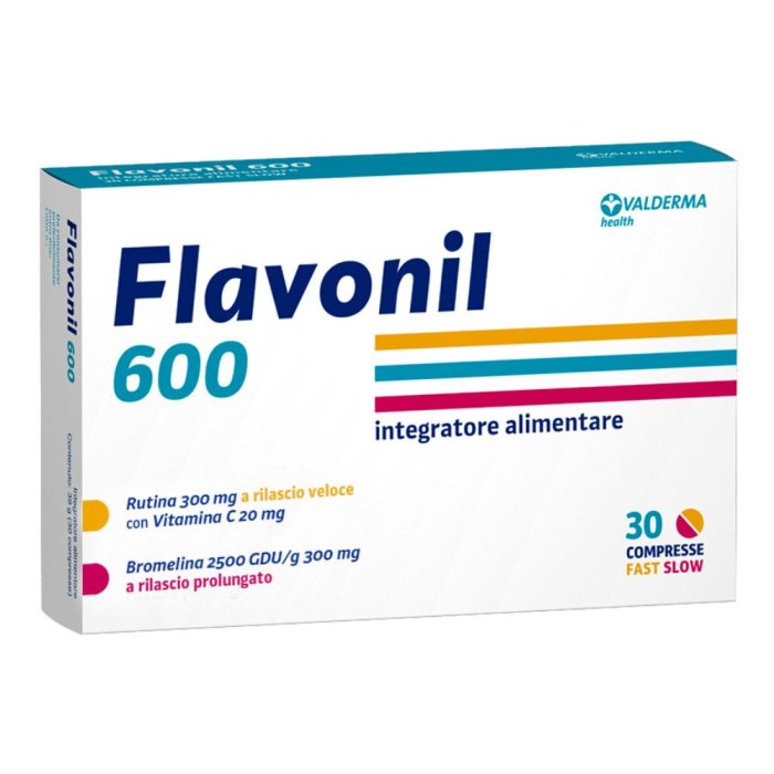Flavonil 600 mg 30 Compresse Rivestite per Uso Orale