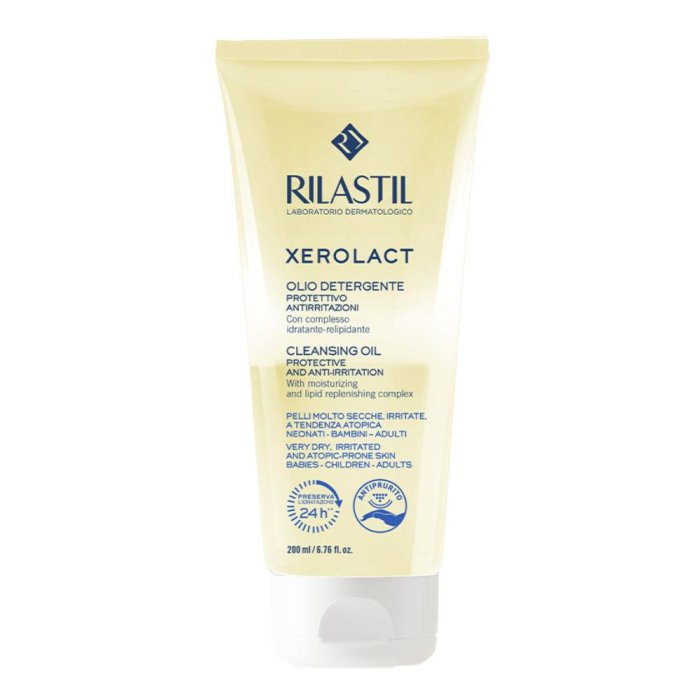 Rilastil Xerolact - Olio Detergente Protettivo Anti-Irritazioni 200 ml