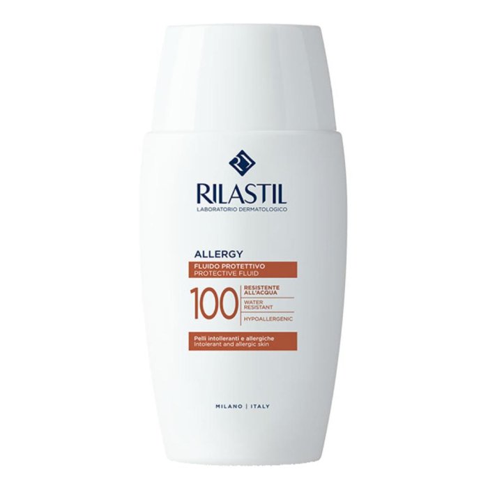 Rilastil Sun System Allergy 100 - Protezione Solare per Pelle Allergica e Reattiva 50 ml
