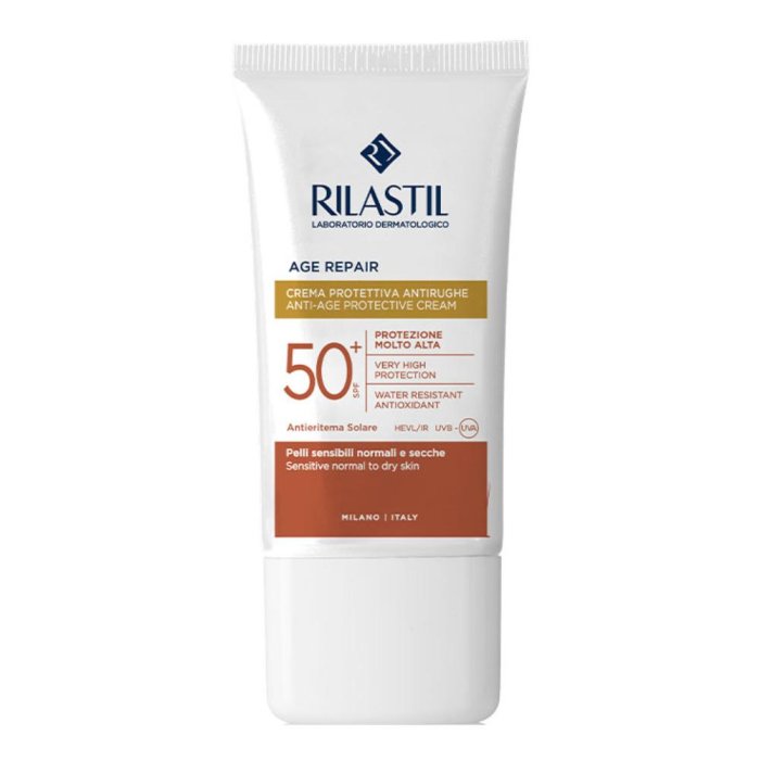 Rilastil Age Repair Crema Protettiva Antirughe Solare SPF 50+ Viso 40ml