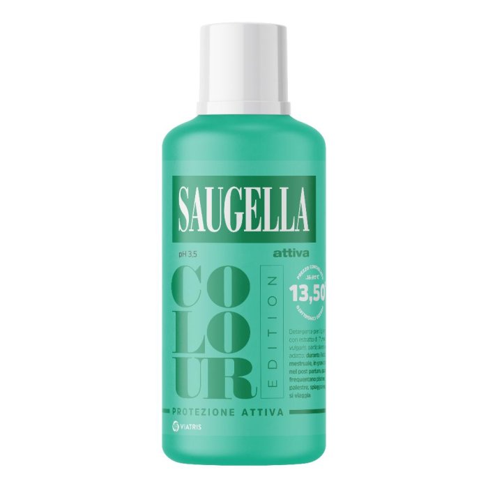Saugella Colour Edition Attiva Detergente Intimo a pH 3.5 500 ml