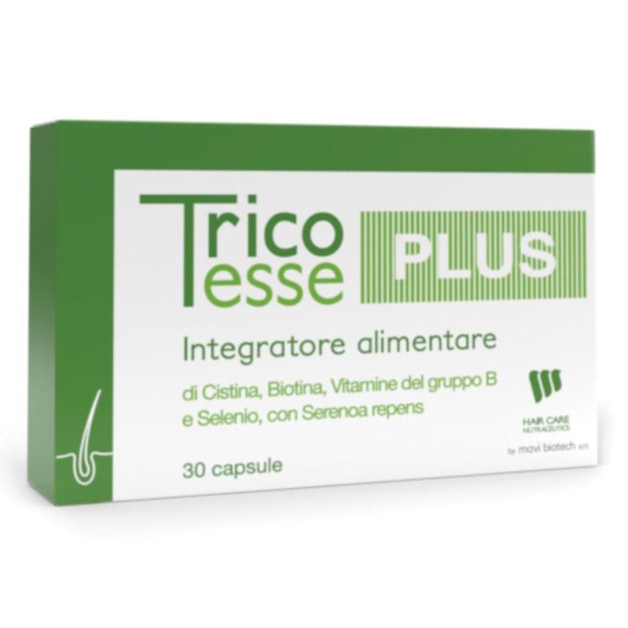 Tricoesse Plus Integratore per Capelli e Unghie 30 Capsule