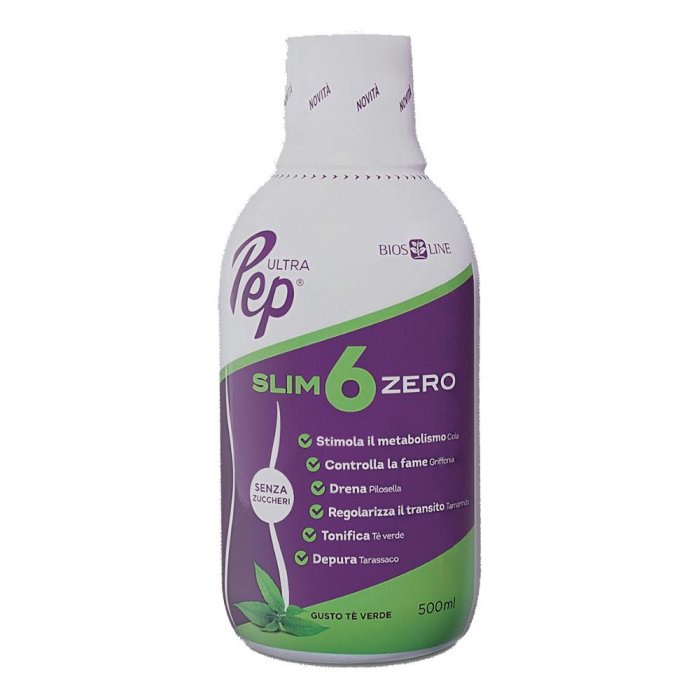 Bios Line Ultra Pep Slim 6 Zero Te' Verde 500 Ml Biosline