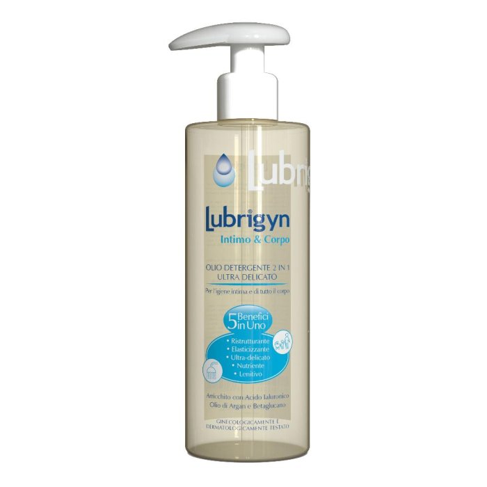 Lubrigyn Intimo & Corpo - Olio Detergente 2 in 1 per Igiene Total Body - 400 ml