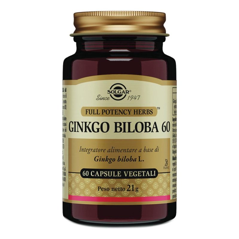  Solgar Ginkgo Biloba 60 Capsule Vegetali