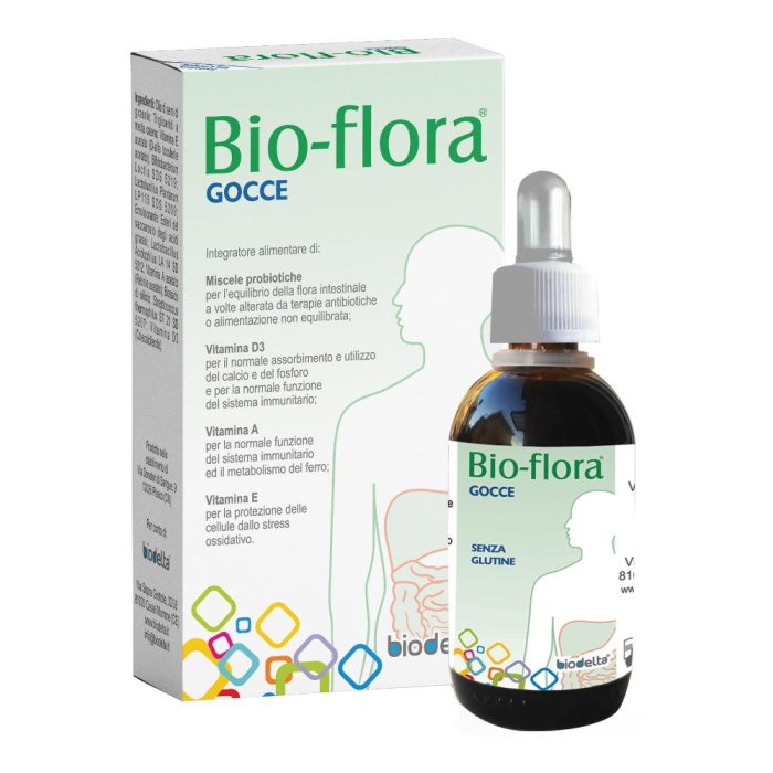 Bioflora Gocce Orali (Gtt) Integratore Probiotico per Equilibrio della Flora Intestinale 20 ml