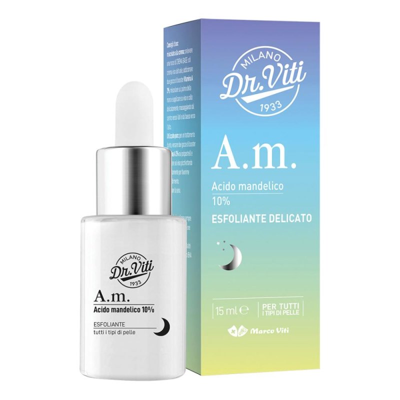 Marco Viti Acido Mandelico 10% Booster - Esfoliazione Delicata per una Pelle Luminosa 15 ml