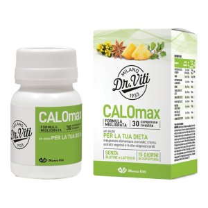 Calomax FM 30 Compresse Integratore Dimagrante per Metabolismo dei Grassi e Controllo del Peso