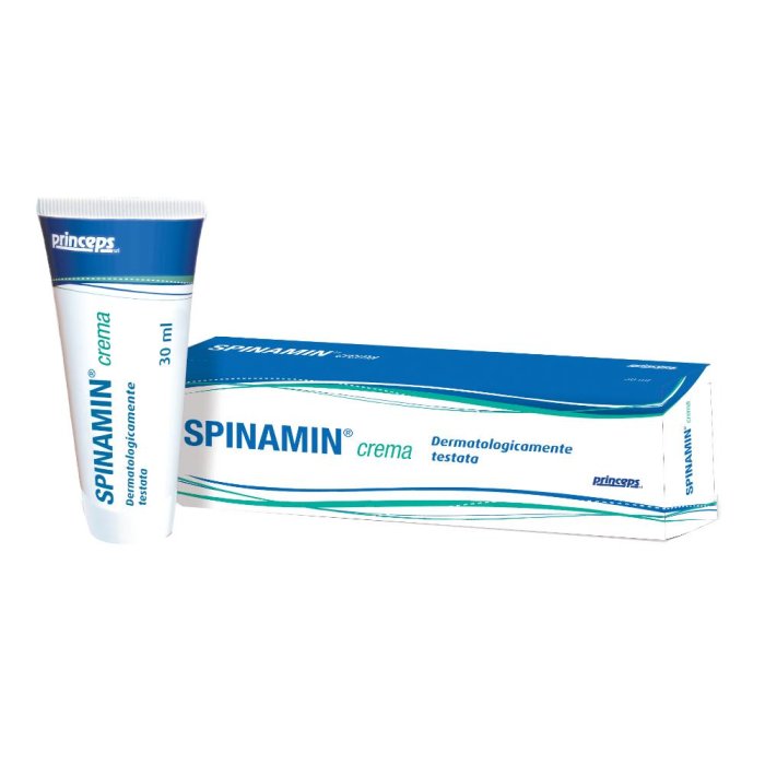 Spinamin Crema 30 ml Trattamento Viso Idratante e Lenitivo per Pelli Sensibili
