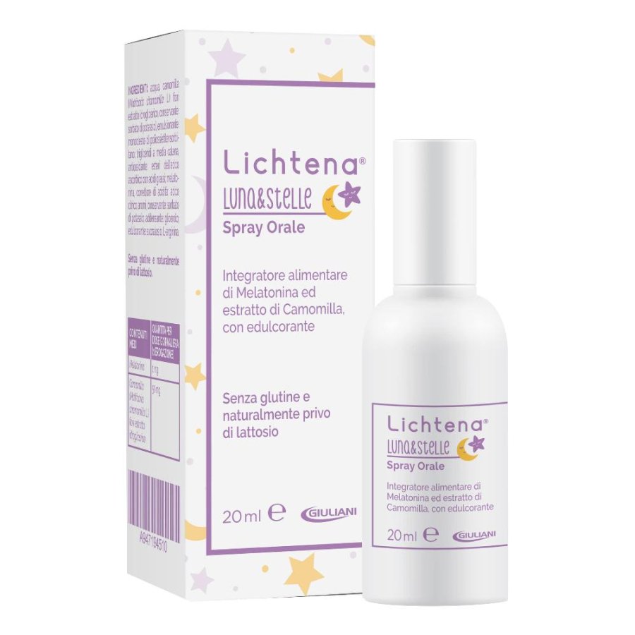 Lichtena Luna e Stelle Crema Protettiva Lenitiva per Pelli Delicate di Neonati e Bambini 20 ml