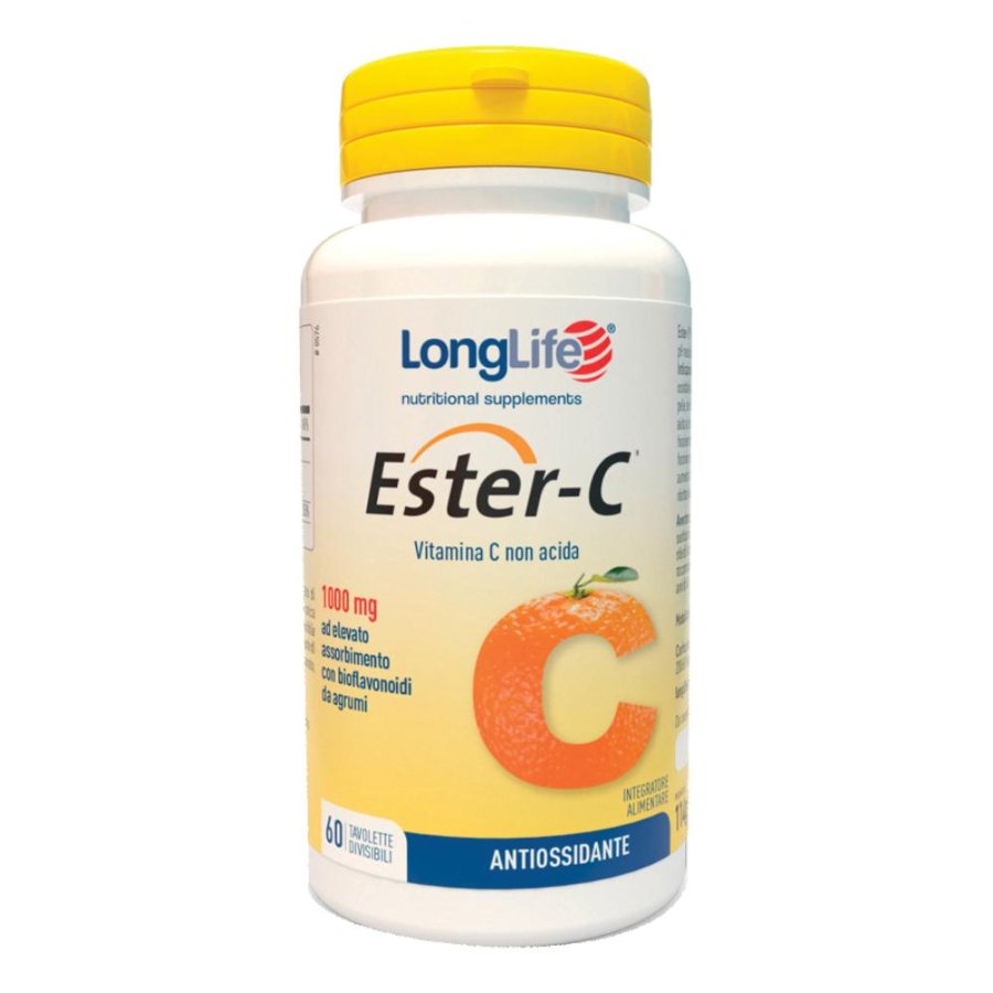Longlife Ester C 1000 mg 60 Tavolette Longlife Ester C 1000 mg 60 Tavolette