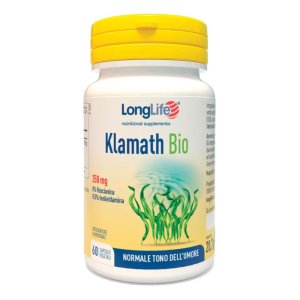 Longlife Klamath Bio 60 Capsule Integratore Alimentare di Alga Klamath Biologica