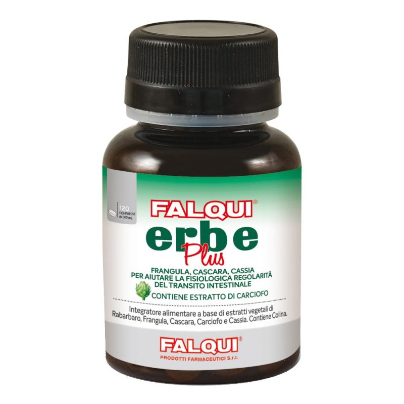 Falqui Erbe Integratore per Favorire il Transito Intestinale, 120 Compresse