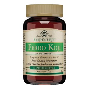 Solgar Ferro Koji Integratore Energia Difese e Sangue, 30 Capsule Vegetali