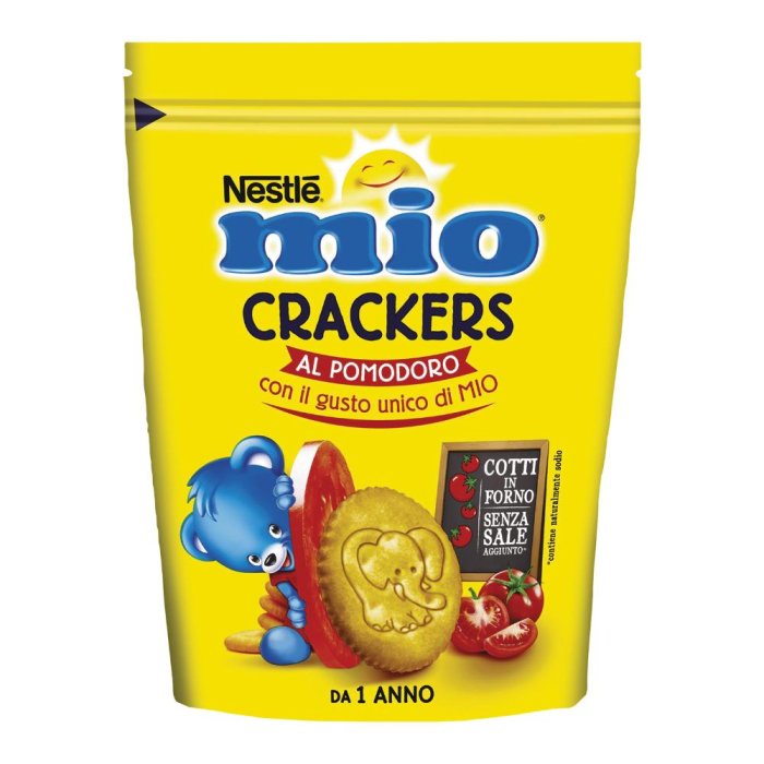 Nestlé Mio Crackers al pomodoro - crackers salati per bambini senza olio di palma